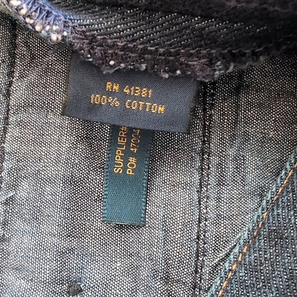 Polo Ralph Lauren Womens 8 Denim Jeans Dark Wash Cotton Classic Preppy Office - Picture 8 of 8